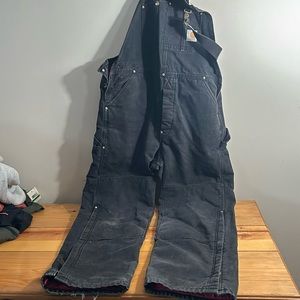 Men’s vintage carhartt quilted insulated bibs